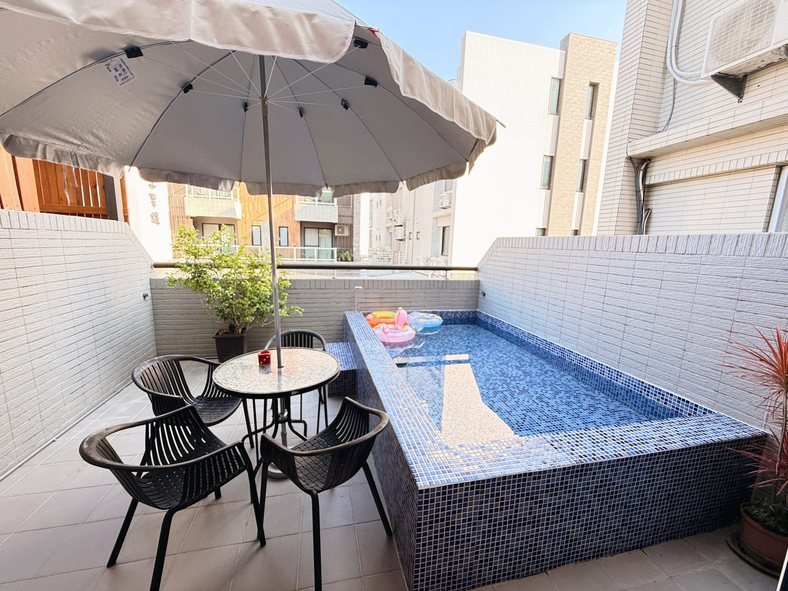 Dream Come True balcony pool side view