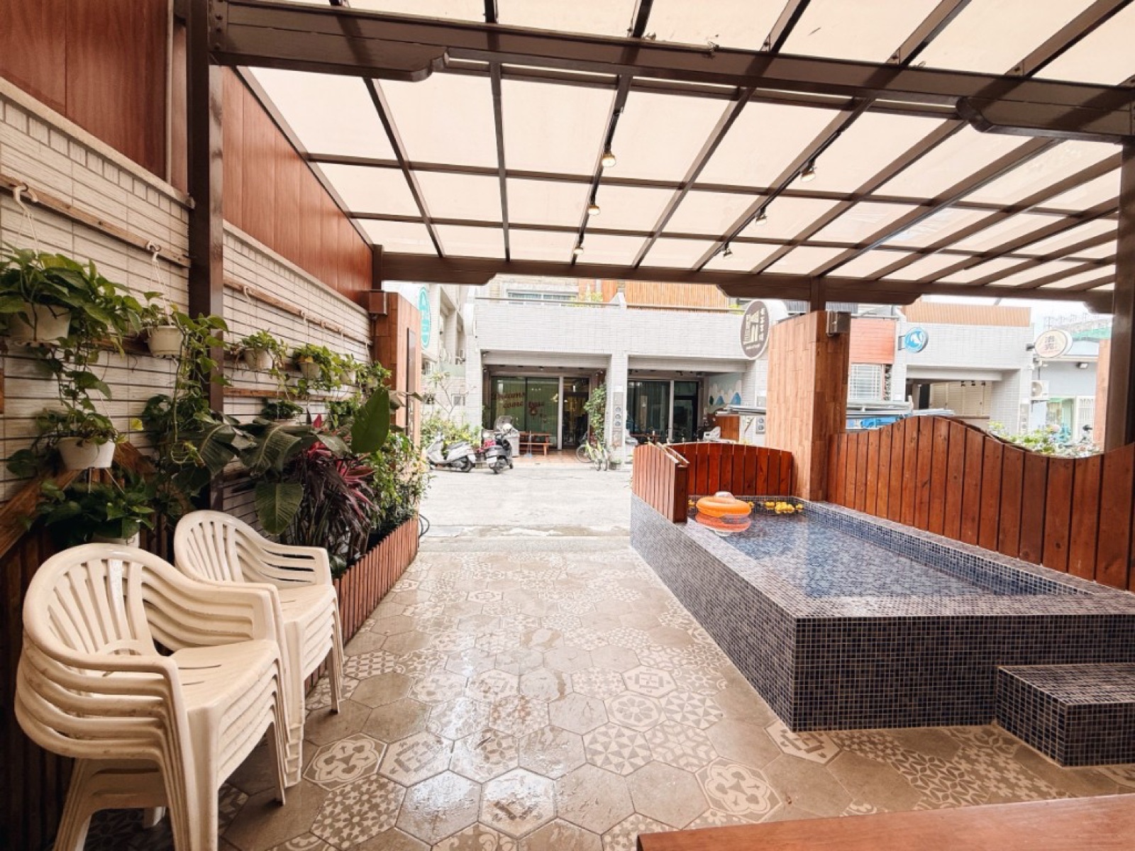 Wish Come True pool lounge area